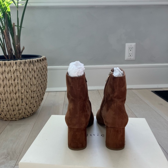 Joie Suede Leather Ankle Boots - Picture 5 of 6